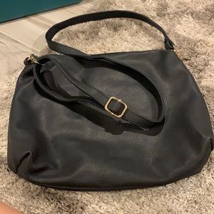 Italian Black Lamb skin purse